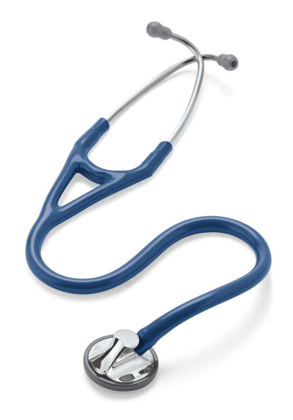 3M Littmann master cardiology stethoscope, standard finish chestpiece, navy blue tube