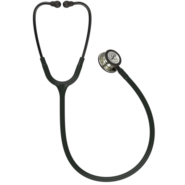 3M Littmann Classic III, Monitoring stethoscope, champagne finish chestpiece, black tube