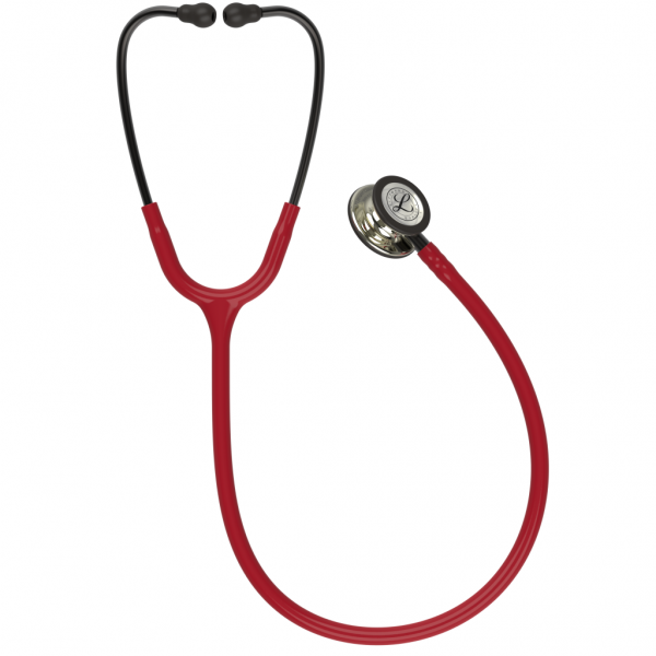 3M Littmann Classic III, Monitoring stethoscope, champagne finish chestpiece, Burgundy tube