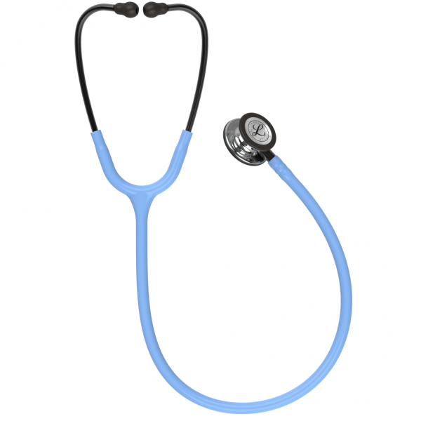 3M Littmann Classic III, Monitoring stethoscope, mirror chestpiece, ceil blue tube, smoke stem, smoke headset