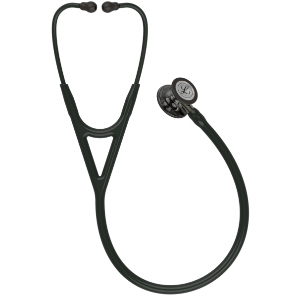 3M Littmann cardiology IV diagnostic stethoscope, high polish smoke edition, black tube, champagne stem